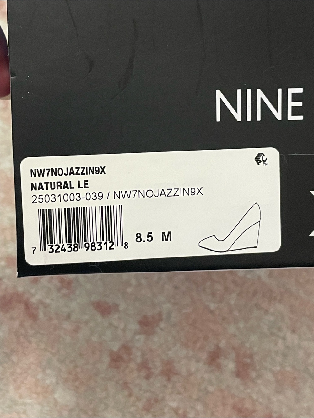 NIB Nine West 8.5 wedge heels - Picture 2 of 6